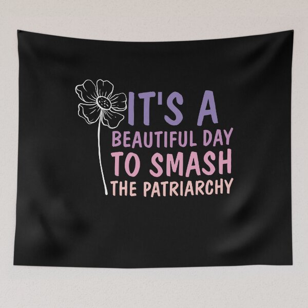 Item preview, It's A Beautiful Day To Smash The Patriarchy - Pro Choice Flower Feminism Essential T-shirt designed and sold by Achrafilla1.