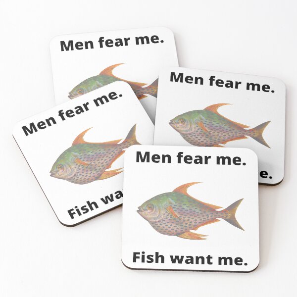 Item preview, Men fear me. Fish want me. Vers. 1 designed and sold by Moth Hawke Designs.