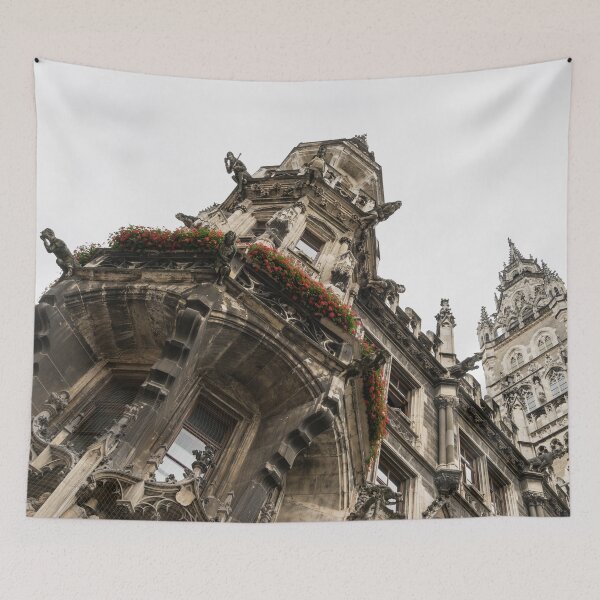 Item preview, Marvelous Munich - Ornate Neo-Gothic Architecture of Neues Rathaus or New Town Hall  designed and sold by Georgia Mizuleva.