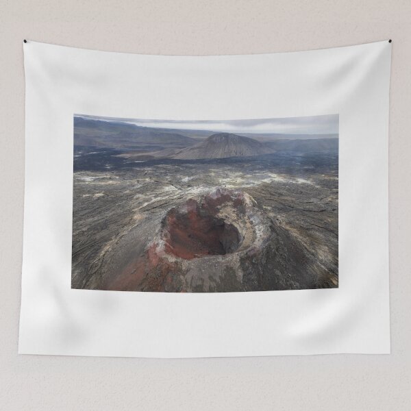 Item preview, The volcano of Fagradalsfjall designed and sold by pietrofoto.