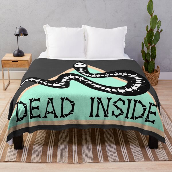 Item preview, Dead Inside Skeleton Snake Green designed and sold by ChiweenieHobbit.