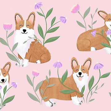 Artwork thumbnail, Corgi Dog pattern by wecouldall-be