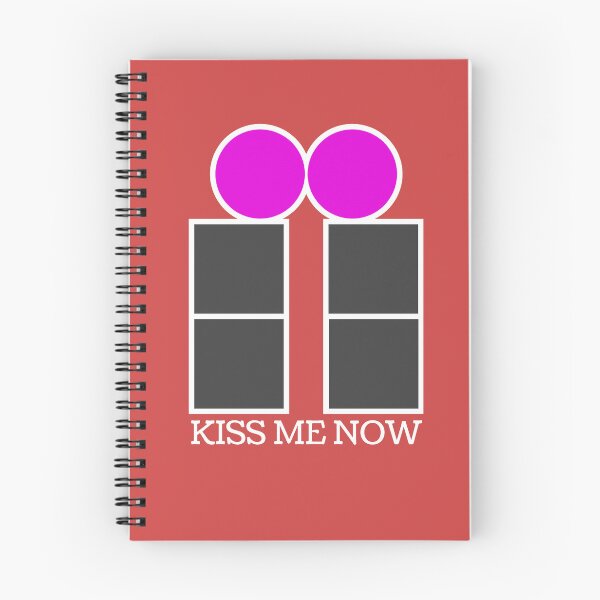 Item preview, Kiss me more - Gray and violet blocks - Circle head - Serif Font designed and sold by RainbowWordLand.