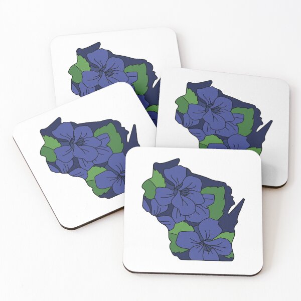 Item preview, Wisconsin State Flower - Wood Violet designed and sold by Megan Sundquist.