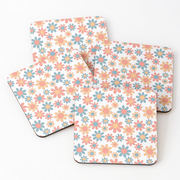 Item preview, Daisy flower 70s pattern designed and sold by Oonamin.