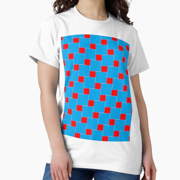 Item preview, Pythagorean tiling - blue and red designed and sold by Maths-4-Nerds.