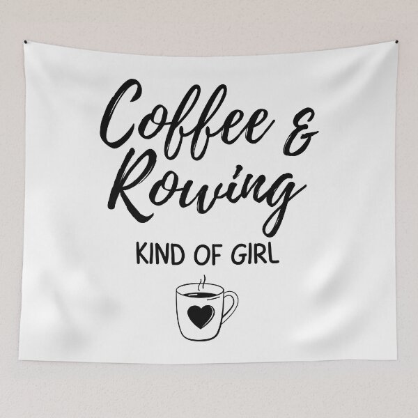 Item preview, Coffee & Rowing kind of girl designed and sold by TheGreenGoat.