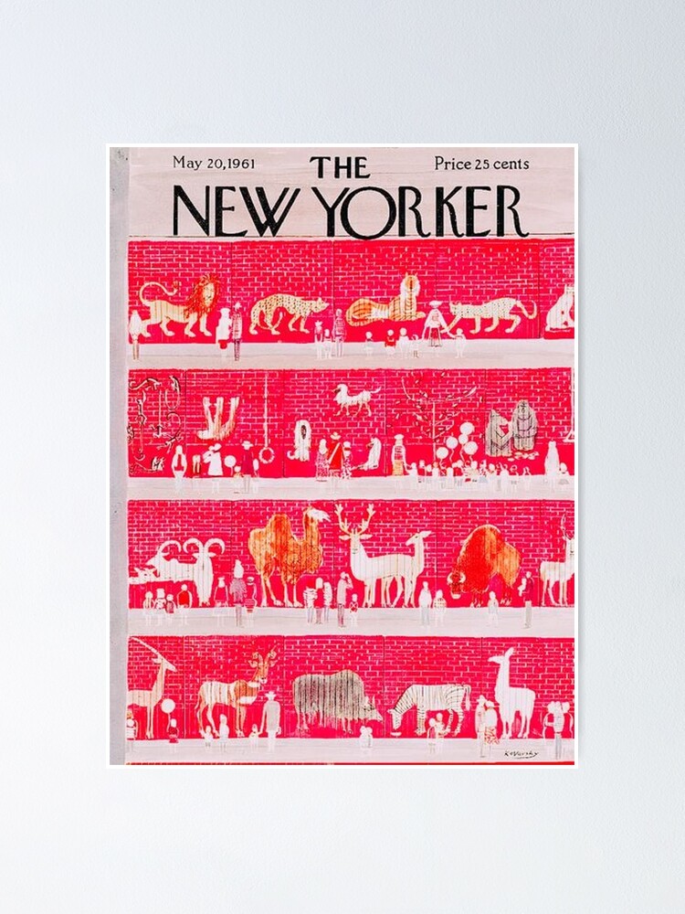 The New Yorker - February 18 1985 Poster for Sale by romirdrigz
