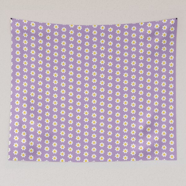 Item preview, Daisy retro flowers pattern designed and sold by Oonamin.