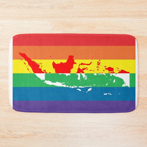Item preview, Indonesia LGBT Pride Flag designed and sold by putaflagonit.