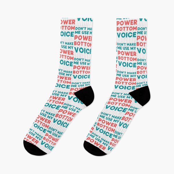 Item preview, Don't Make Me Use My Power Bottom Voice Funny LGBT Gay Pride Design designed and sold by appareltolove.