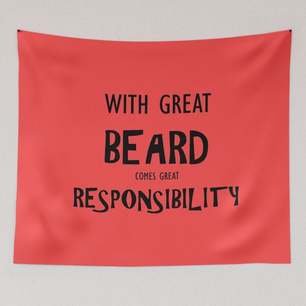 Item preview, Beard is a Responsibility designed and sold by Ares286.
