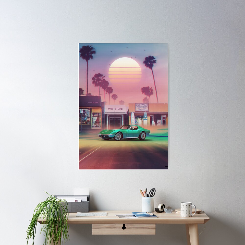 Synthwave Sunset Drive Poster