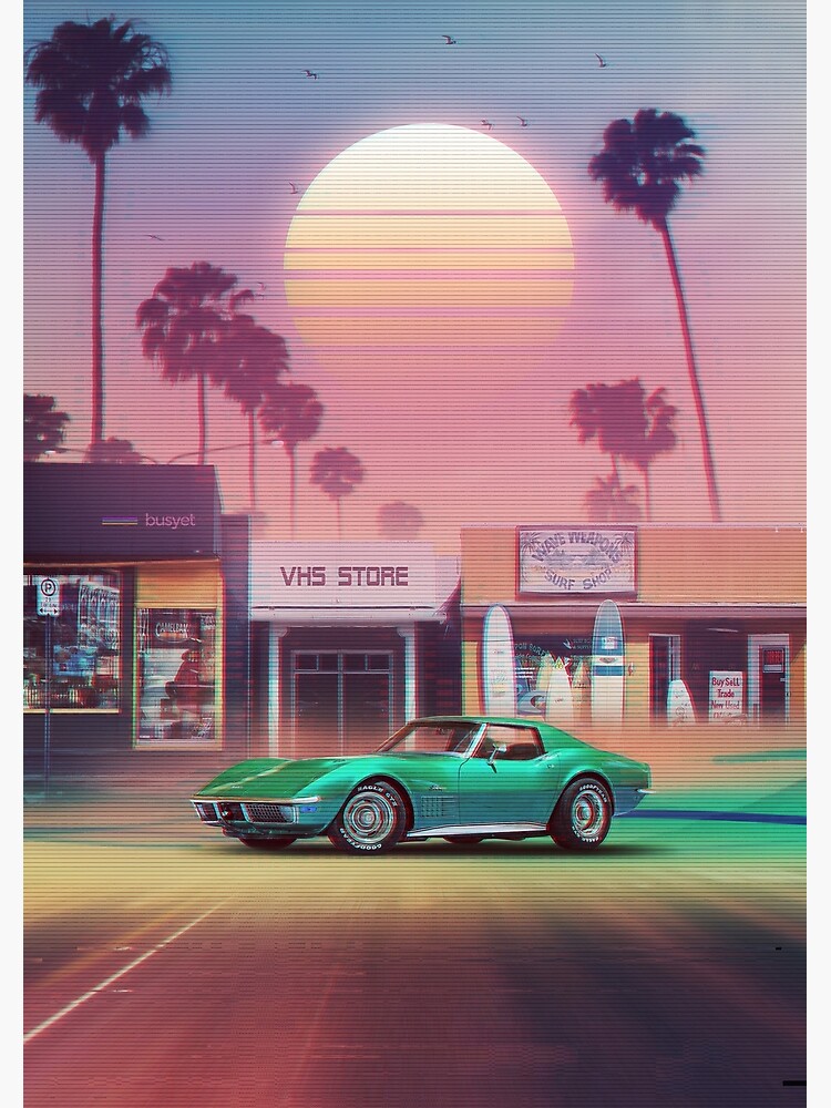 Synthwave Sunset Drive by dennybusyet