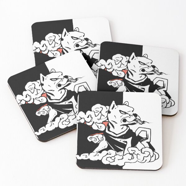 Item preview, ninja dog hokusai style 02 designed and sold by kombos.