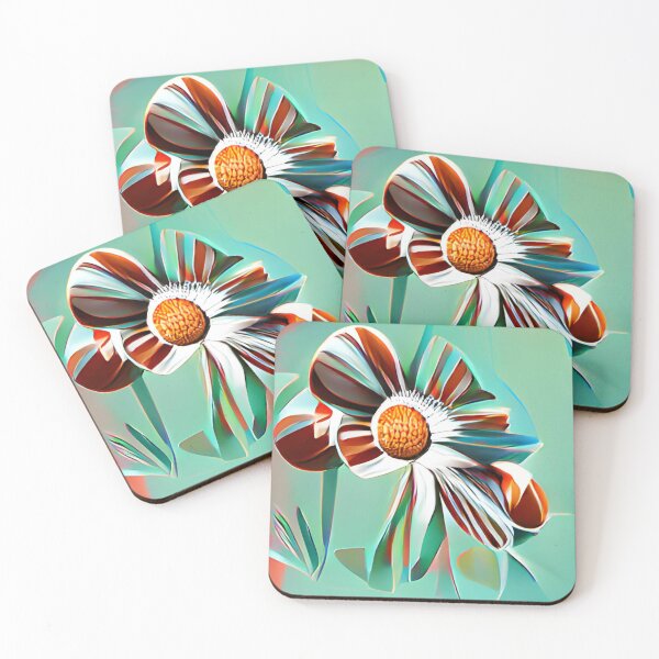 Item preview, mid-century daisy original art designed and sold by Surrealarts727.