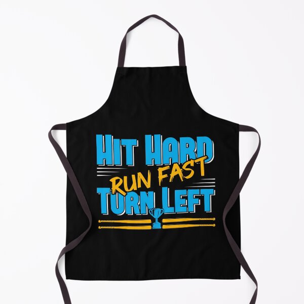 Item preview, "Hit Hard, Run Fast, Turn left"- Essential design for Baseball lovers designed and sold by Designestic.