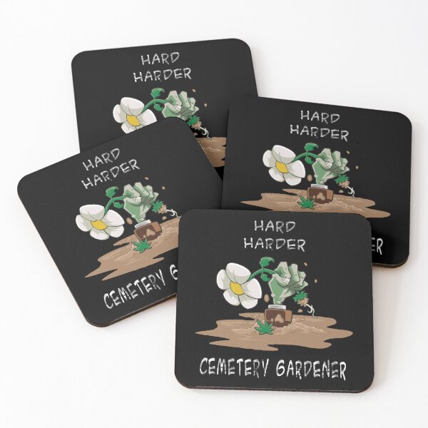 Item preview, Hard, harder, cemetery gardener designed and sold by Lottzel.