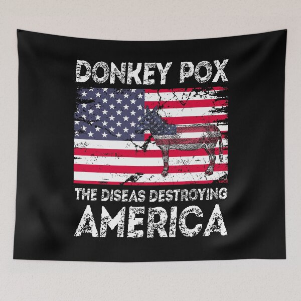 Item preview, Donkey Pox The Disease Destroying America  designed and sold by YaassDesign.