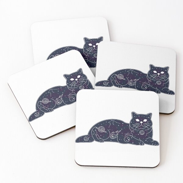 Item preview, Galaxy Cat | Night Sky | Universe Feline designed and sold by NobleForte.