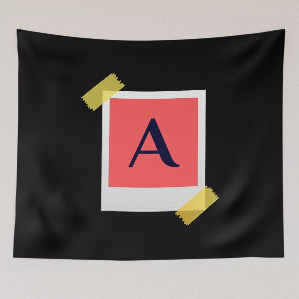 Item preview,  Letter A Alphabet black text  designed and sold by Cloofur.