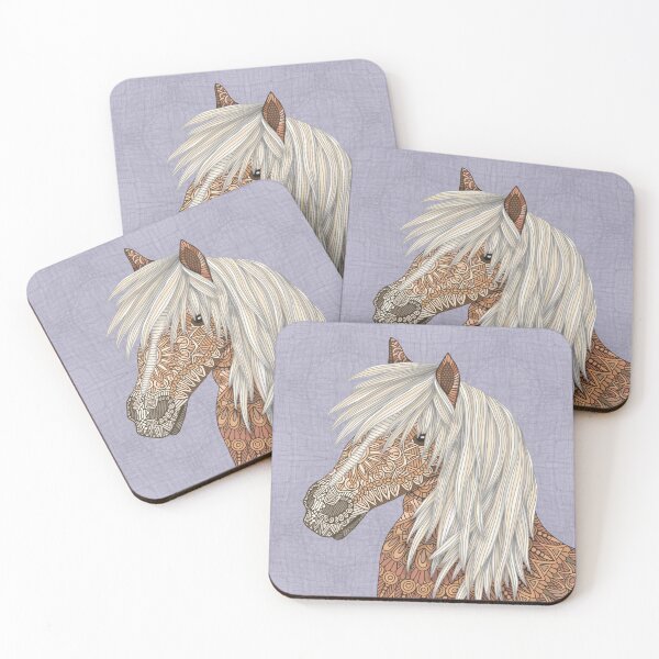 Item preview, Haflinger Pony Purple designed and sold by artlovepassion.