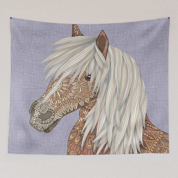Item preview, Haflinger Pony Purple designed and sold by artlovepassion.