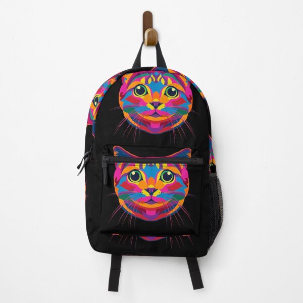 Item preview, Cute cat head pop art illustration designed and sold by nickardi.