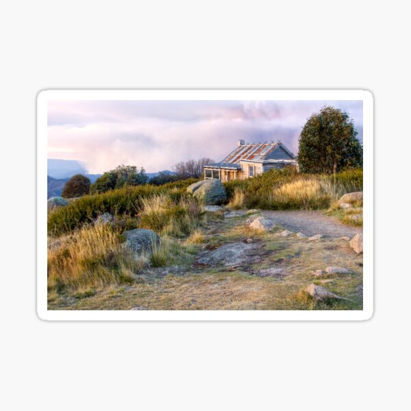 Late Afternoon at Craig's Hut, Victoria Sticker