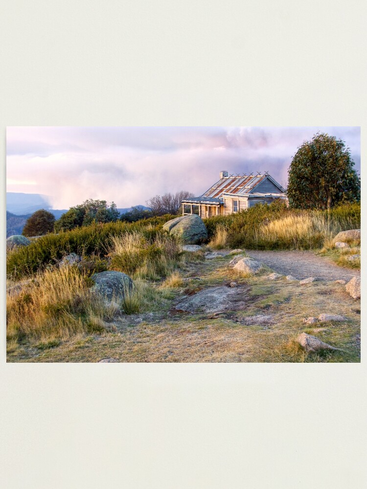 Thumbnail 1 of 3, Photographic Print, Late Afternoon at Craig's Hut, Victoria designed and sold by ChristineJayne.