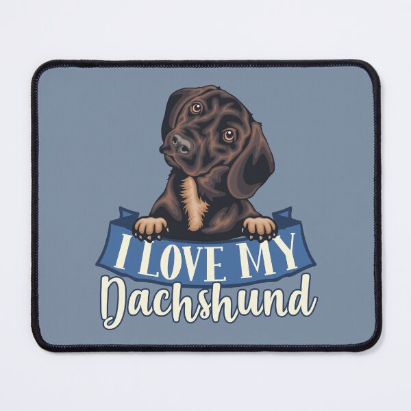 Item preview, I Love my Dachshund designed and sold by DebbisPalette.