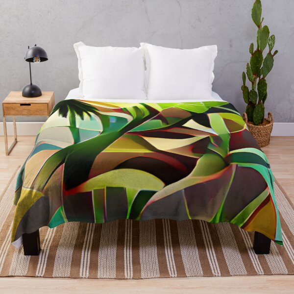 Item preview, mid-century tropical jungle original art designed and sold by Surrealarts727.