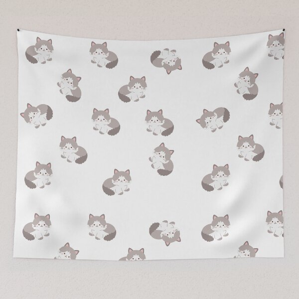 Item preview, cute cat pattern designed and sold by AI ART Studio.