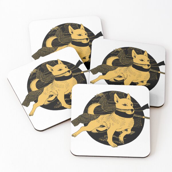 Item preview, ninja dog hokusai style 03 designed and sold by kombos.
