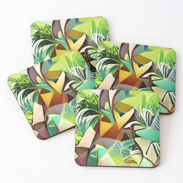 Item preview, mid-century tropical jungle original art designed and sold by Surrealarts727.