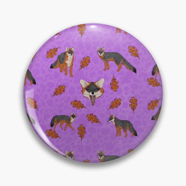 Item preview, Grey Foxes Purple designed and sold by Ashley Gagnon.