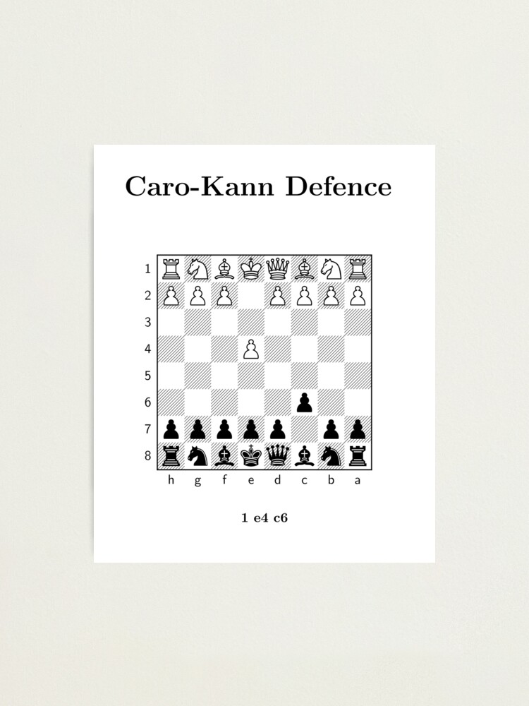 Caro–Kann Defense Art Board Print for Sale by GelDesigns