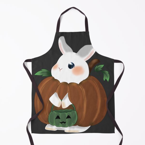 Item preview, Little Bunny using pumpkin dress_ Bunniesmee Halloween Edition designed and sold by bunniesmee.