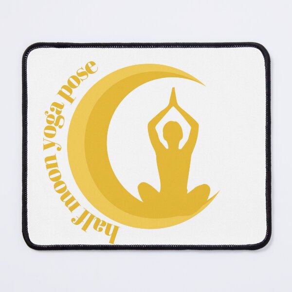 Item preview, half moon yoga pose designed and sold by ALEXOUE.