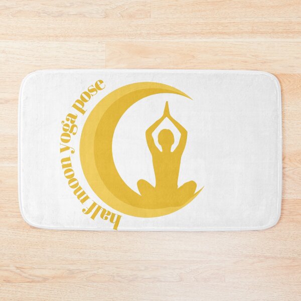 Item preview, half moon yoga pose designed and sold by ALEXOUE.