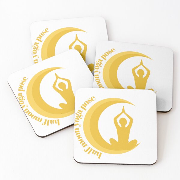 Item preview, half moon yoga pose designed and sold by ALEXOUE.
