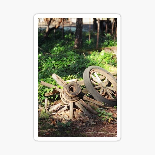 Wheels of the Past Sticker
