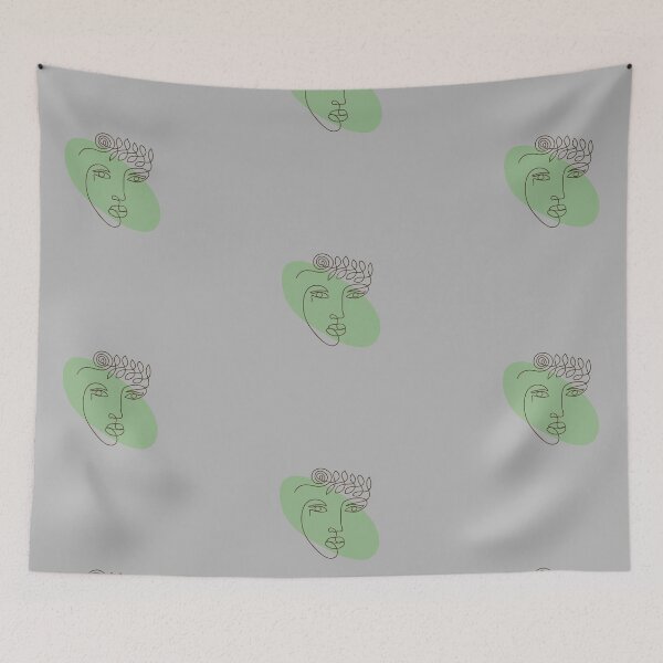 Item preview, Monoline Woman | Abstract Face | Line Artwork designed and sold by NobleForte.