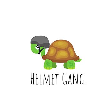 Artwork thumbnail, Helmet Gang Turtle by whyNautDesigns