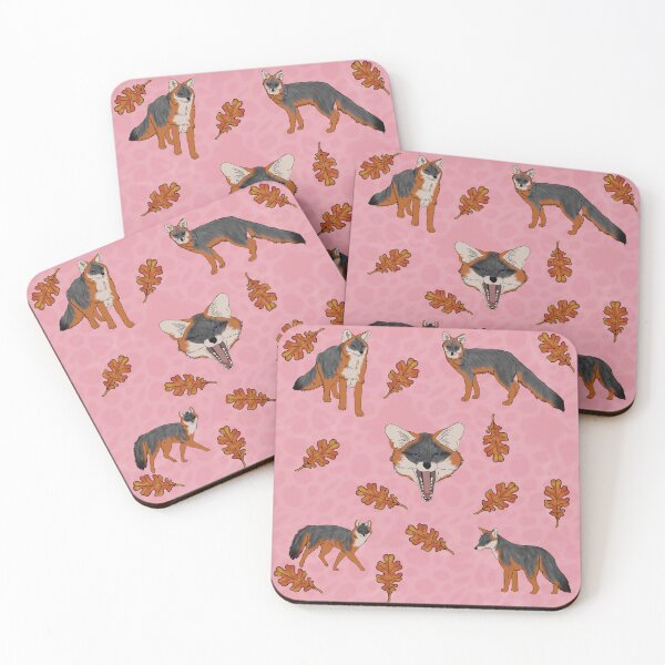 Item preview, Grey Foxes Pink designed and sold by Ashley Gagnon.