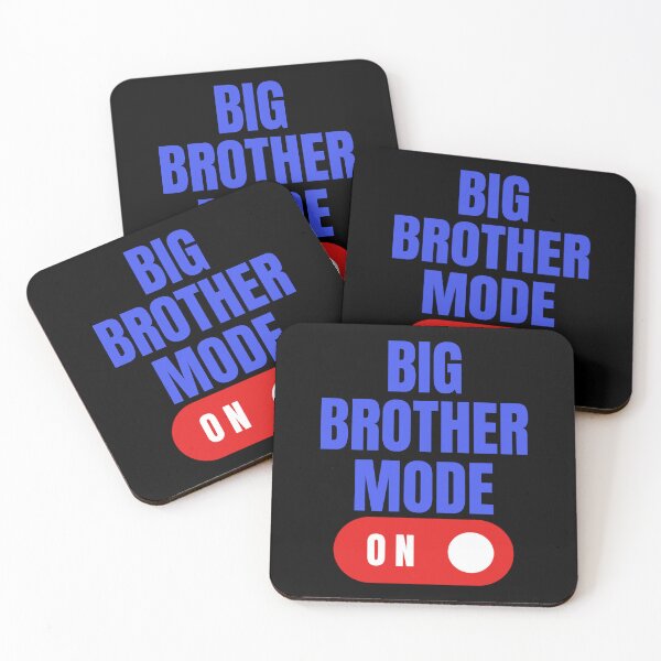 Item preview, Big Brother Mode On, Funny Brother Gift, Gift for Brother, Funny Sibling Gift designed and sold by HermoTees.