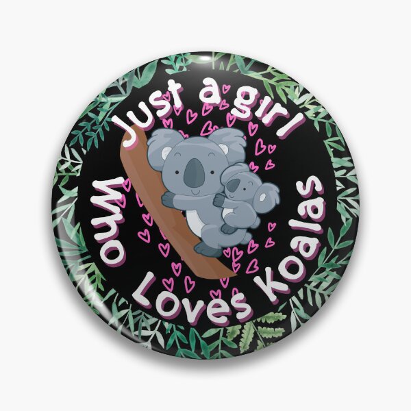 Item preview, Just a girl who loves koalas, adorable cartoon koala mama and baby designed and sold by allycat57.