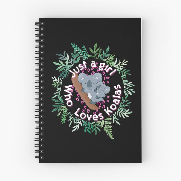Item preview, Just a girl who loves koalas, adorable cartoon koala mama and baby designed and sold by allycat57.