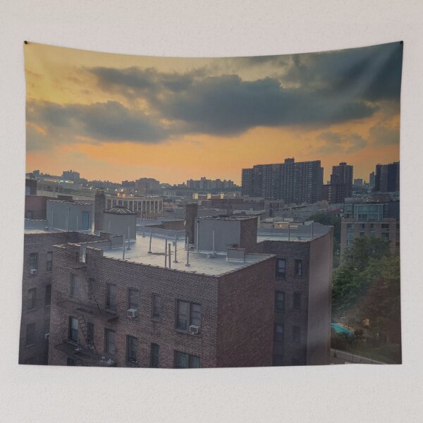Item preview, Harlem Sunset Buildings Yankee Stadium New York City designed and sold by eleonoraingrid.