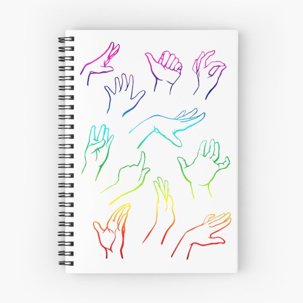Item preview, Hands gestures in rainbow colors designed and sold by AnnaRuz.